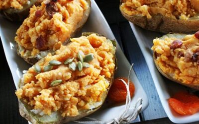 Pumpkin Twice Baked Potatoes