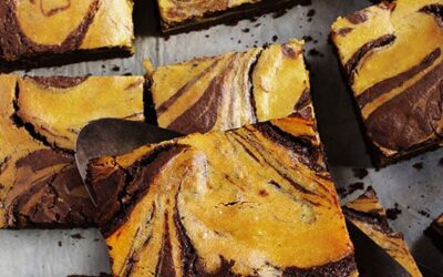 Pumpkin Swirl Brownies