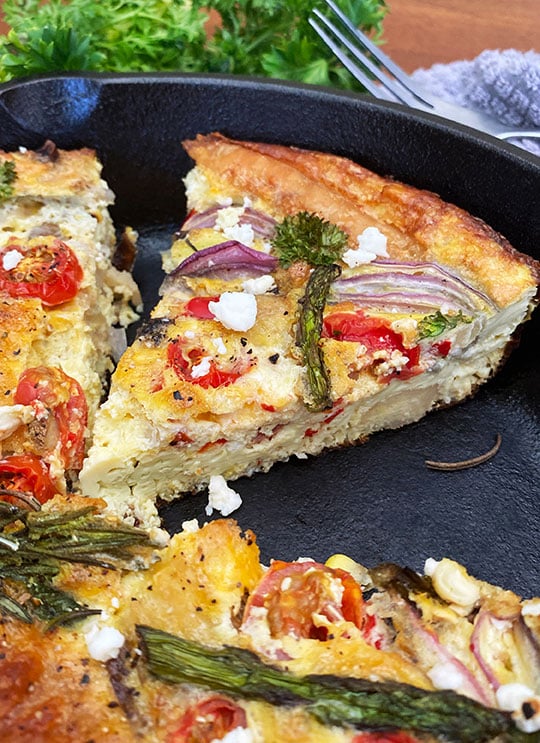 Rainbow Frittata