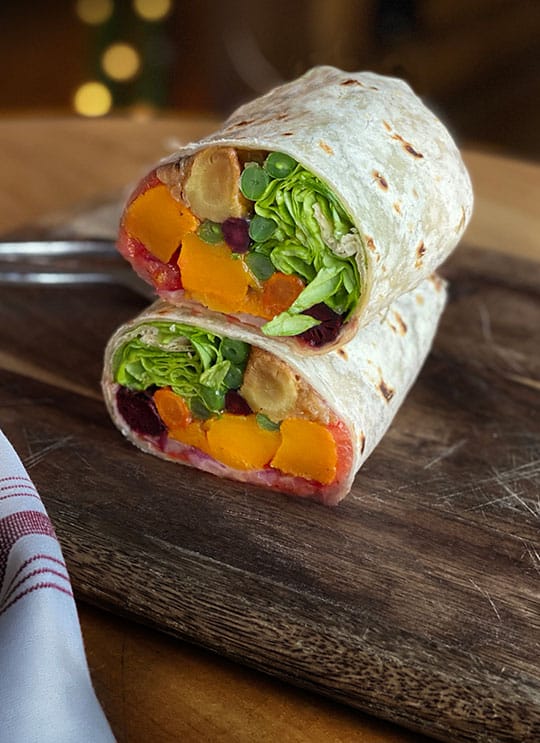 Sauteed Veggie Wrap