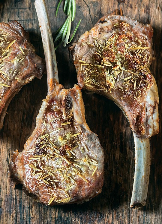 Garlic Butter Lamb Chops